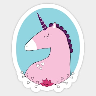 Unicorn in love Sticker